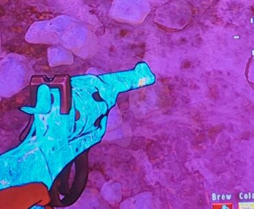 The characters finger don't even touch the trigger