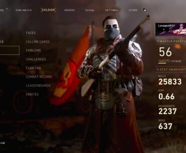 The first time I’ve ever gotten master prestige in a CoD game. (Ignore my awful stats)