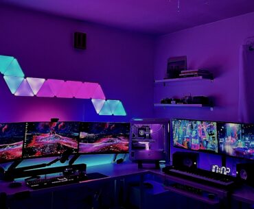 Halfway there! Looking to add more lights and shelves and get a neon sign for the others side of my room