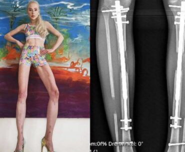 German model got a surgery to boost her height from 163cm to 180cm.