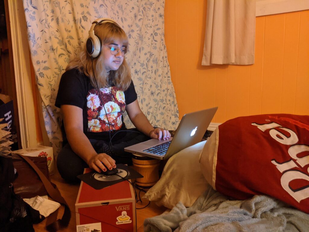 The headphones are the only nice thing in my life