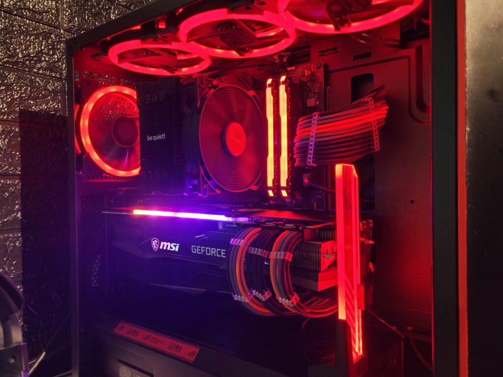 I love red and black.