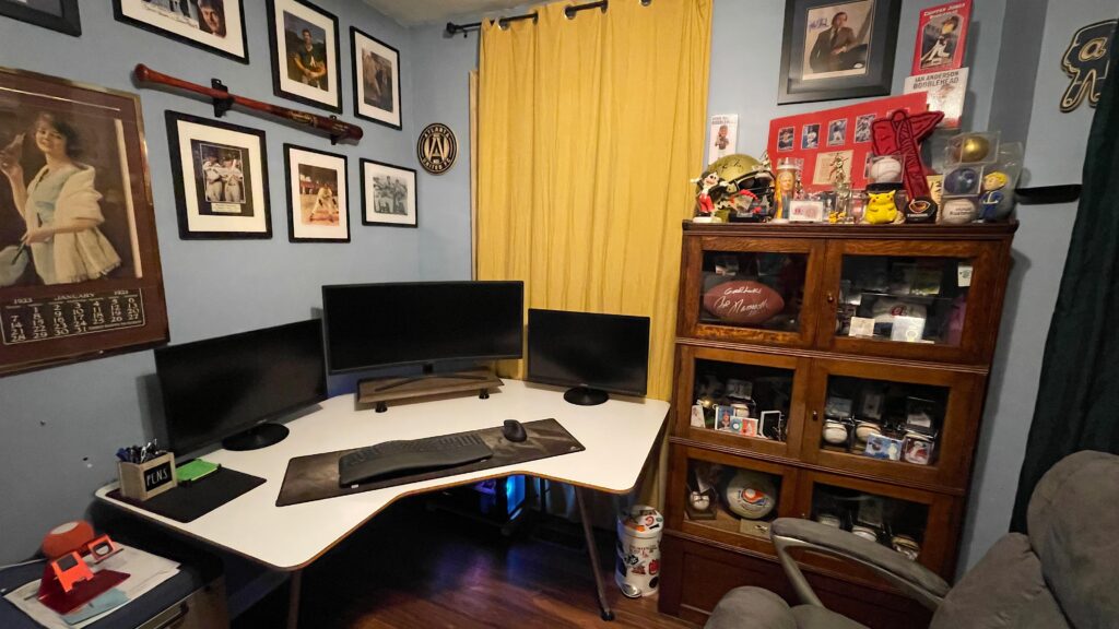 My Home office battle station.