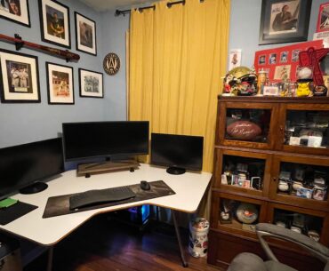 My Home office battle station.