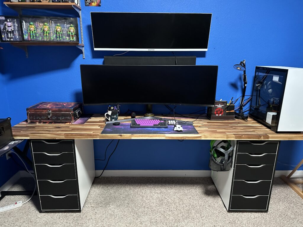 Just reworked my station. Pretty happy with how it came out.