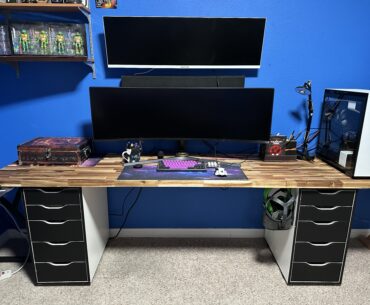 Just reworked my station. Pretty happy with how it came out.