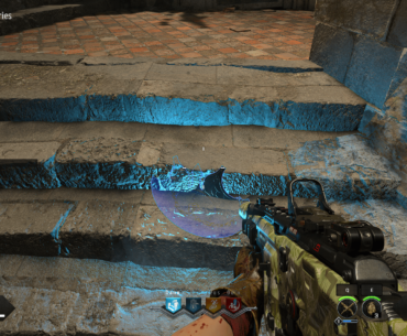 Ancient evil glitched shield piece
