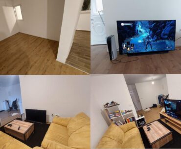moved to a new place and finally finished what I had in mind about the living room battlestation. Any tips? anything I should add?