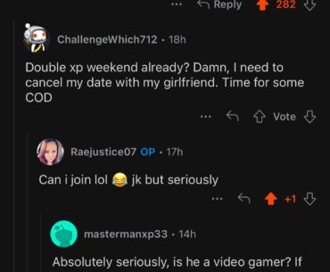 Which one of you is she talking about? 😆