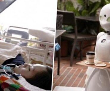 A cafe in Japan is hiring paralyzed people to to control robot servers in order to still make an income.