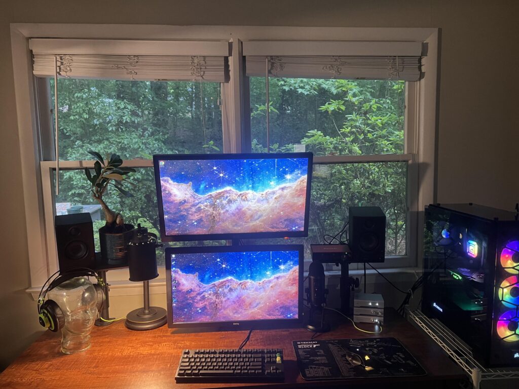 My cozy little battle station.