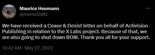 activision has shut down the boiii client and xlabs for good, massive rip