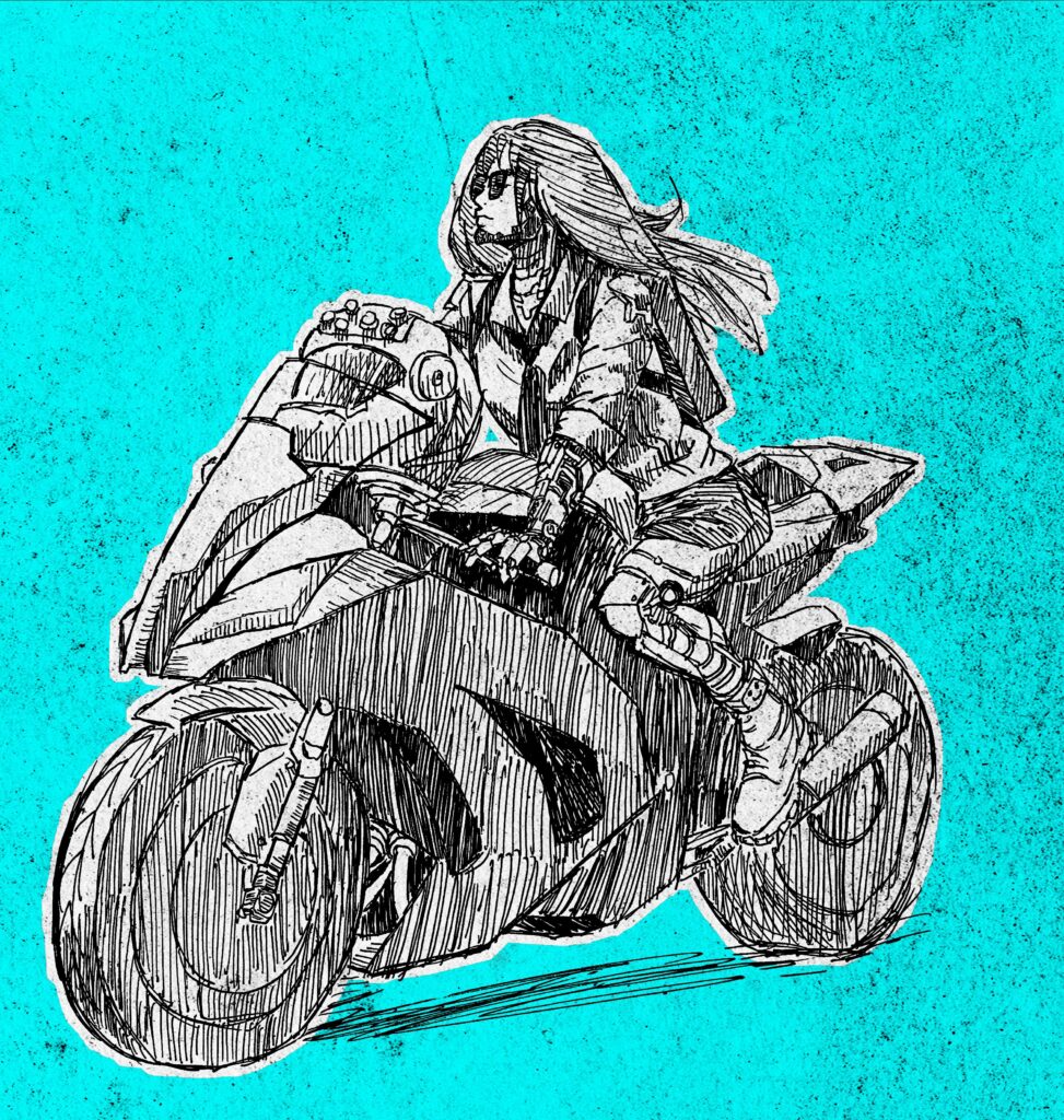 traditional bike sketch i made