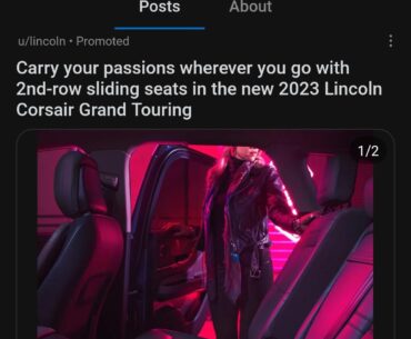 Solid advertising from Lincoln