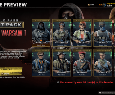I hope that the next game from Treyarch will have similar Vault packs