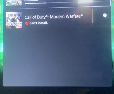 Need help installing ps5