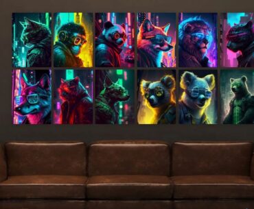 Hey, I just wanted to share my own AI created Cyberpunk style animal posters! You can buy these on Displate and support me if you want to :) https://displate.com/holzkovic/cyberpunk?art=6329de197c67c