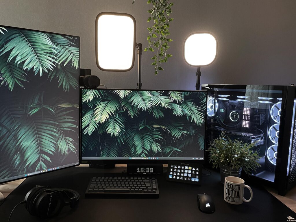 I shrunk my setup by upgrading to a 3XL mousepad.