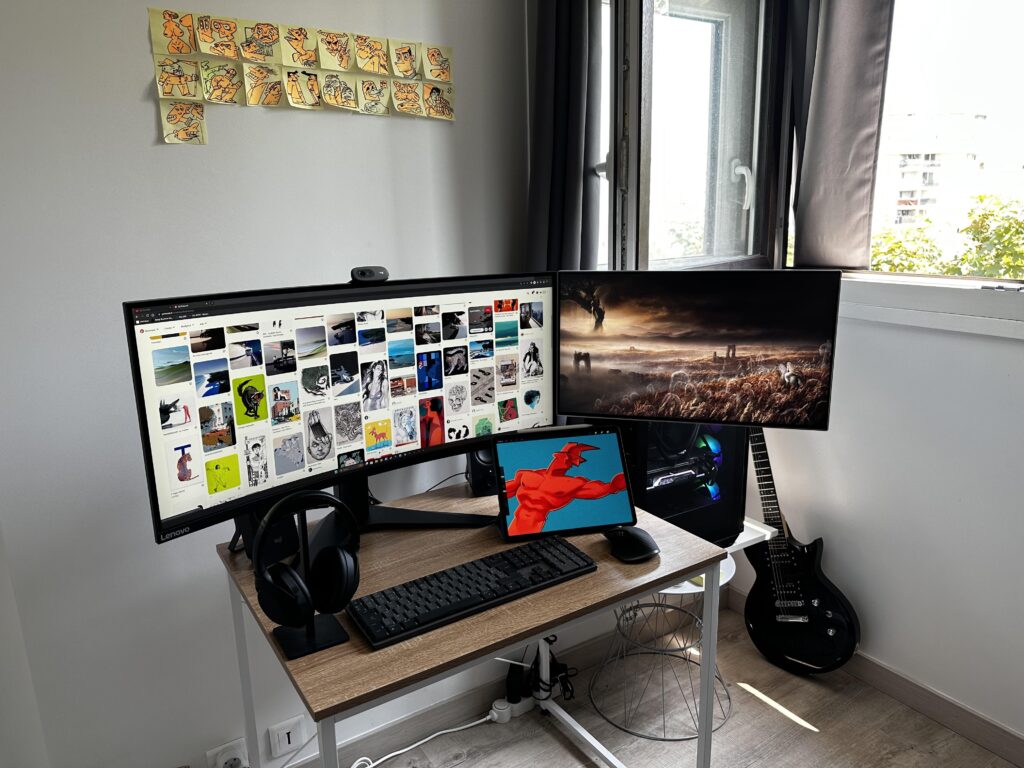 My Tiny table-big Power setup!