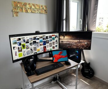 My Tiny table-big Power setup!