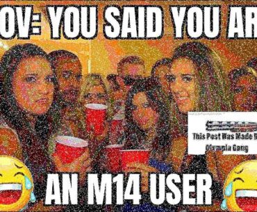 Imagine dog rounds taking 26 minutes because you're using an m14 am I right?