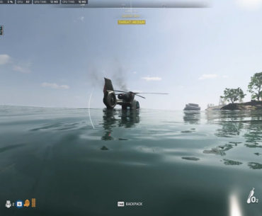 Turns out Small Helis are...amphibious?