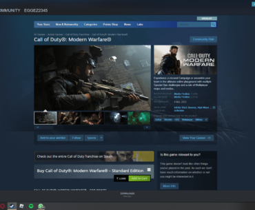 Modern Warfare found on Steam store.
