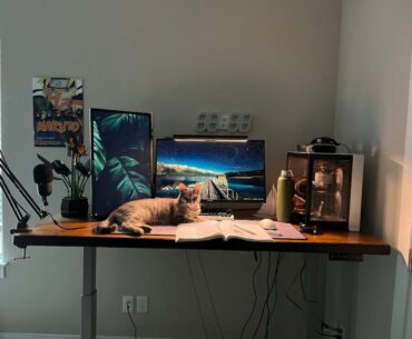 New Setup Upgrade (ignore the cables)