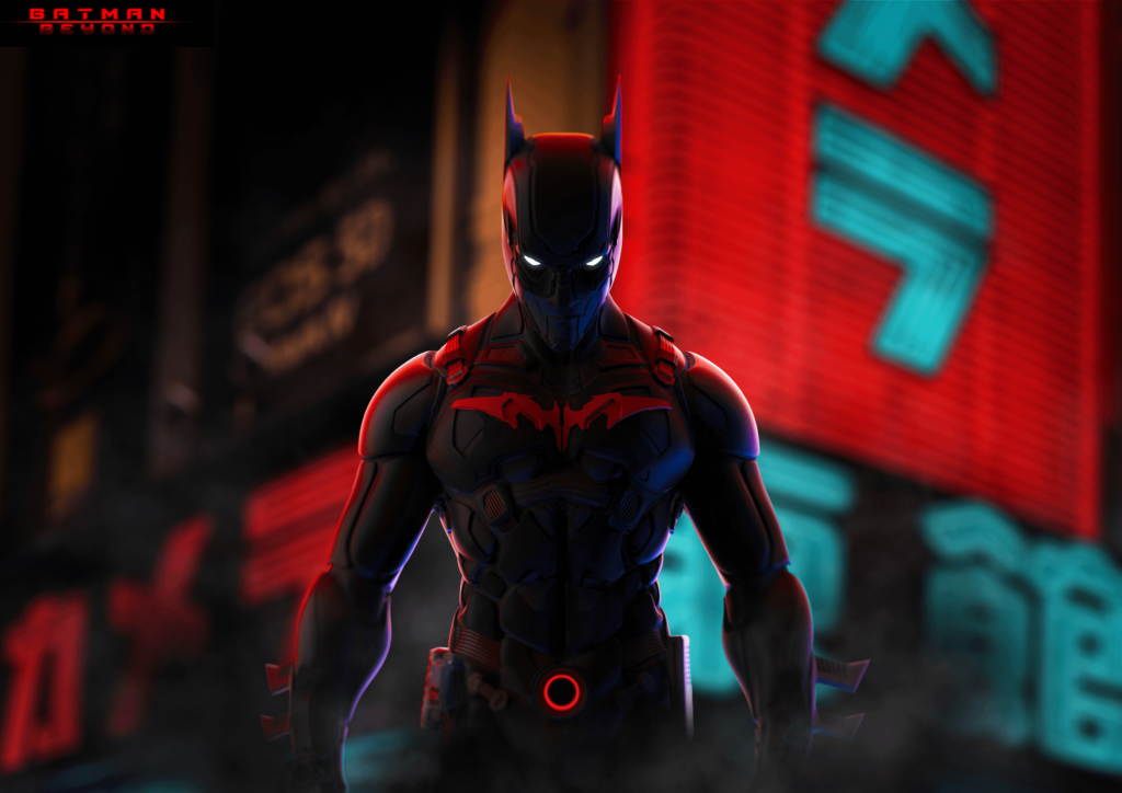 Batman Beyond redesign is coming along. Hoping to finish the model this month. [OC]