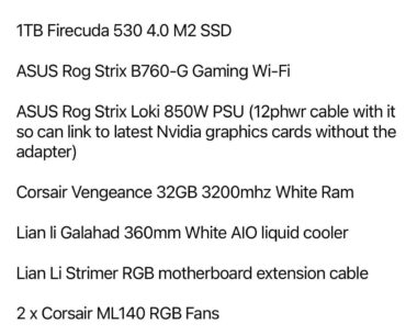 Are these specs any good with a rtx 3090?