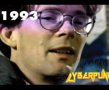 William Gibson reveals the rather mundane way he coined the term "cyberspace" in this formerly-lost early 90's interview on Canadian TV.