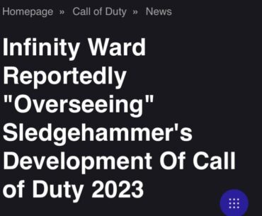 COD 2023 What do we think about this? Sledgehammer again 3rd times a charm? 🤣