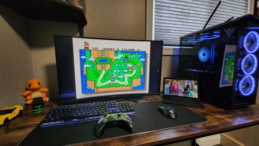Imagine building a ryzen 7 5700x and 3070ti to play Mario world lol