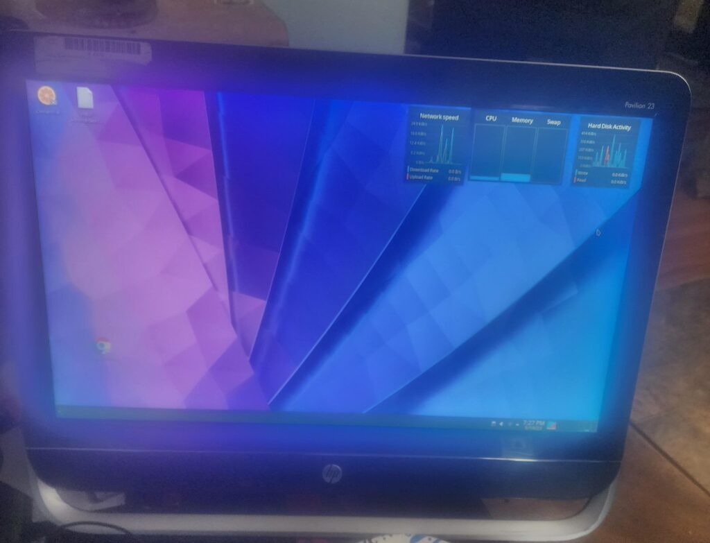 Bought this HP all in one PC at a yard sale for 20 bucks! Was able to test it with the power port in my car before I brought it home.