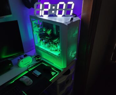 New clock. Waiting on pegboard to transition to.