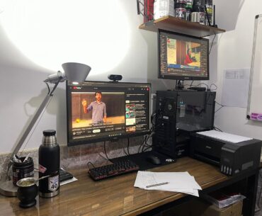 thoughts on my setup with adaptation to work standing