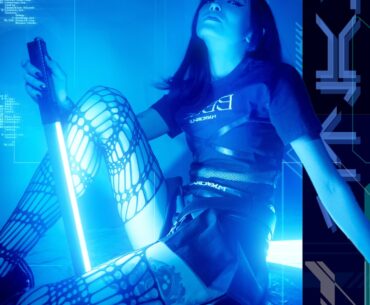 Aespa inspired cyber Y2K photoshoot by me (IG ukp_portraits)
