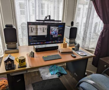 My peaceful battle/listening station!