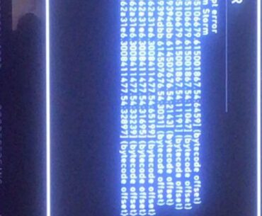 Never seen a error like this before
