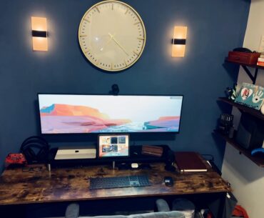 My Work Laptop / MacBook Air / Xbox - ultra widescreen setup