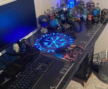 Wizard vibes, had a blast building this desk.