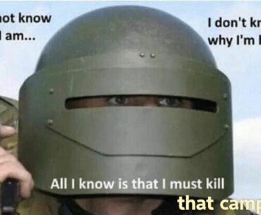 When you see a player at the back of the map that’s prone using a thermal lmg
