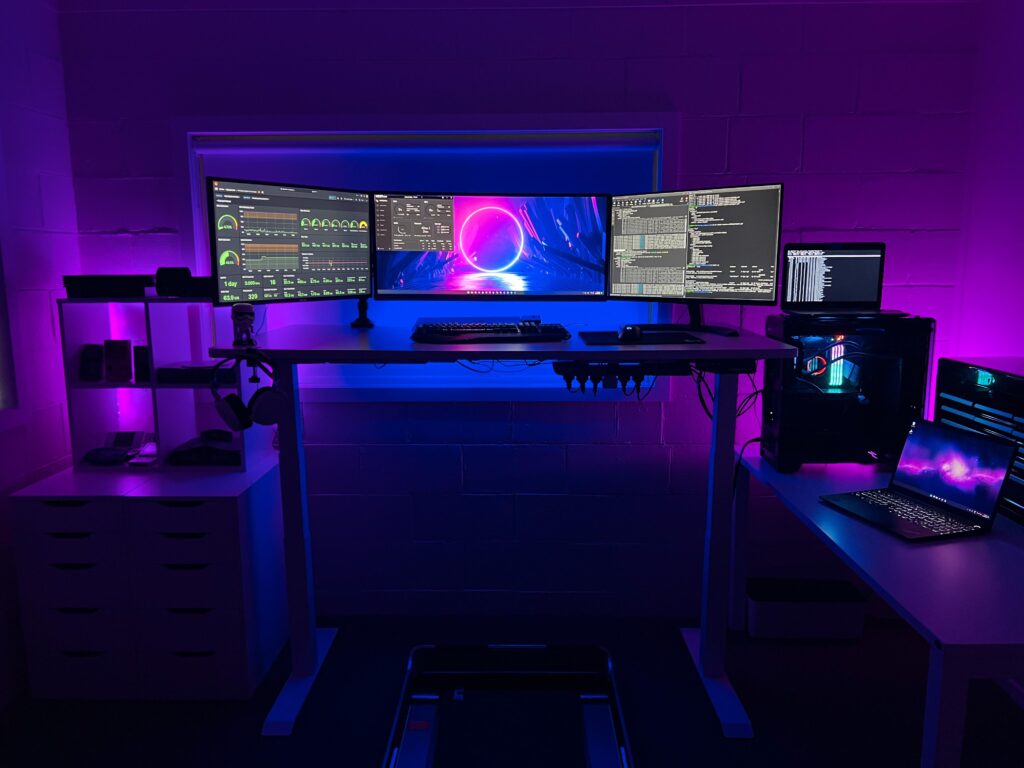 Finished setting up my battlestation dungeon!