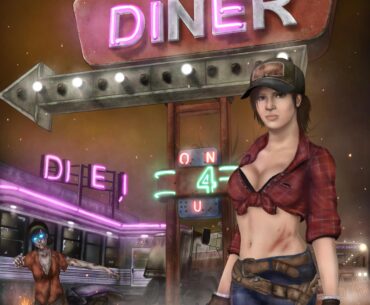 My Misty/Diner drawing ! This took months ! But I’m happy to share it with you all !