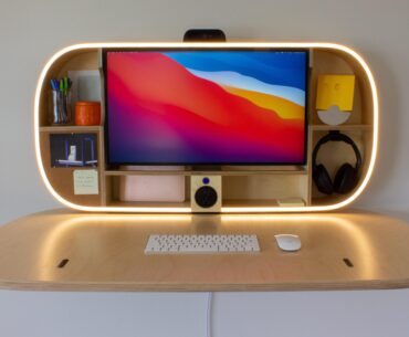 My compact folding desk for WFH