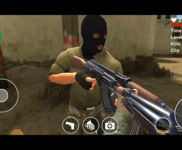 Counter Terrorist Attack Gun Strike: Shooting Games - Android Gameplay level 2.18 #viral #video