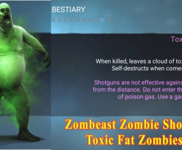 Zombeast Zombie Shooter Gameplay | Toxic Fat Zombies | Zombie Shooting Games