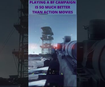 Video Games action or Movie action? #shorts #gaming #battlefield2042