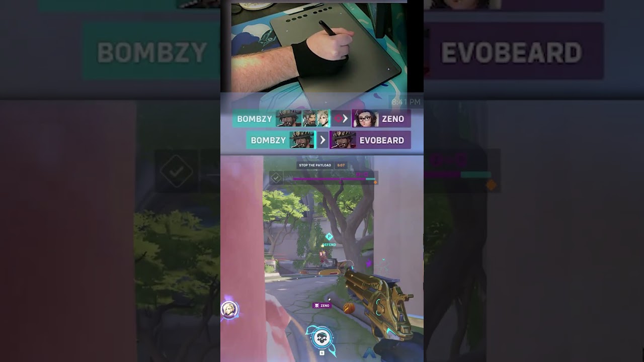 Playing FPS Games With A Drawing Tablet! #shorts Playing FPS Games With A Drawing Tablet! #shorts