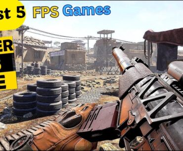 Top 5 Best FPS Shooter Games Under 1GB for Low End PC or Laptop | High Graphics fps Games under 1 GB